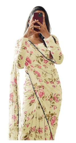 Vasthrlay Georgette Unstitched Saree