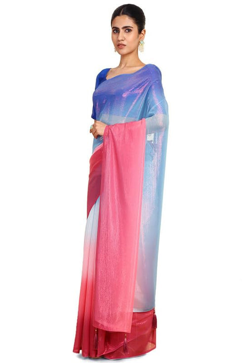 Vasthrlay Chiffon Ombre Tassels