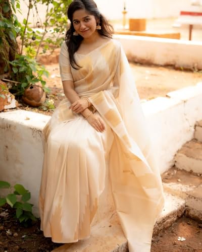 Vasthrlay Banarasi Kanjivaram Kanchipuram Shiv 1 Saree With Blouse Piece