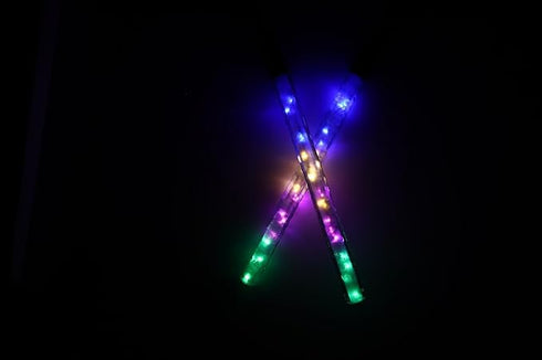 Anshri Light Dandiya Stick | Garba Sticks With Silver Color