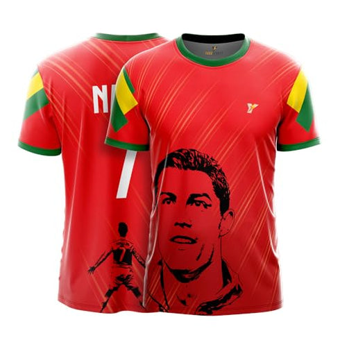 Yourjersey Ronaldofan Club Football Jersey | Custom Jersey With Name & Number | Personalized Football Jersey For Men| Women & Kids