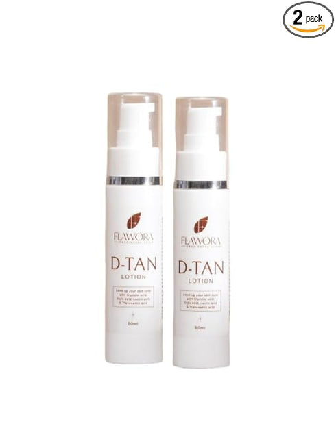 Flawora DTAN Lotion pack of 2