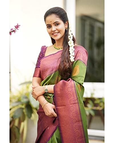Vasthrlay Kanchipuram Kanjivaram Traditional Unstitched