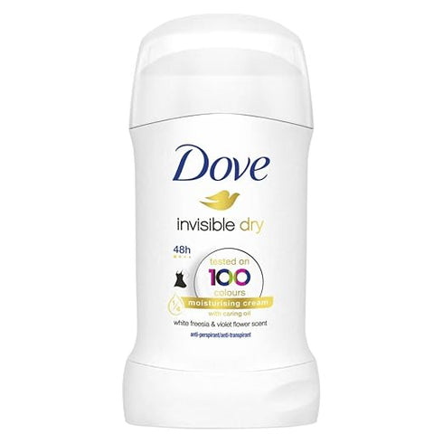 Dove Unisex Invisible Dry Stick Anti-Perspirant Deodorant Roll On black