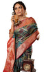 Vasthrlay Navy Blue Jacquard Saree