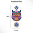 Owl and Evil Eye Hanging Wall Decoration Wooden Wall Hanging