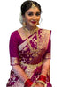 Vasthrlay Kanjivaram Banarasi Kanchipuram Wedding Saree With Blouse Piece