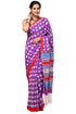 Jaipuria Hand Block Printed Pure Cotton Saree For Women With Unstitched Blouse Piece