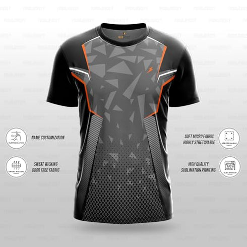 Yourjersey Custom Sports Jersey For Men & Kids | Add Player Name | Personalised Cricket | Football T-Shirt