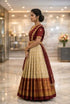 Vasthrlay Fashion Latest Pattu Lehenga Readymade Half Saree For Women
