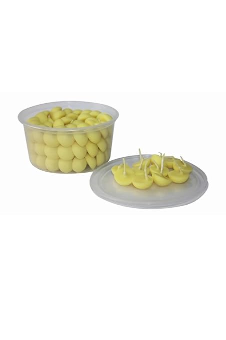 Cow Ghee Diya for Puja, 100 Pcs, Wax Free & Vegan Ghee Batti/Wicks/Jyot for Puja Aarti 100 Pcs