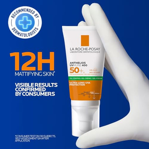 La Roche-Posay Anthelios Sunscreen Uvmune400 Oil Control Gel Cream Spf50+