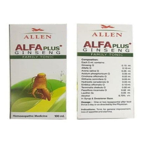 Allen Alfa Plus Ginseng Family Tonic