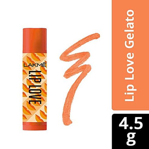 Lakme Lip Love Gelato Chapstick | Fresh Orange