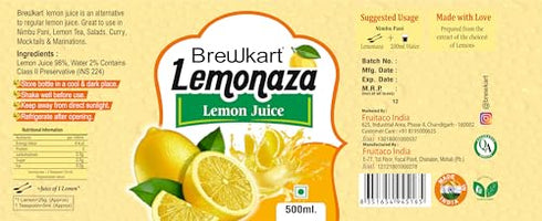 Brewkart Lemon Juice Concentrate
