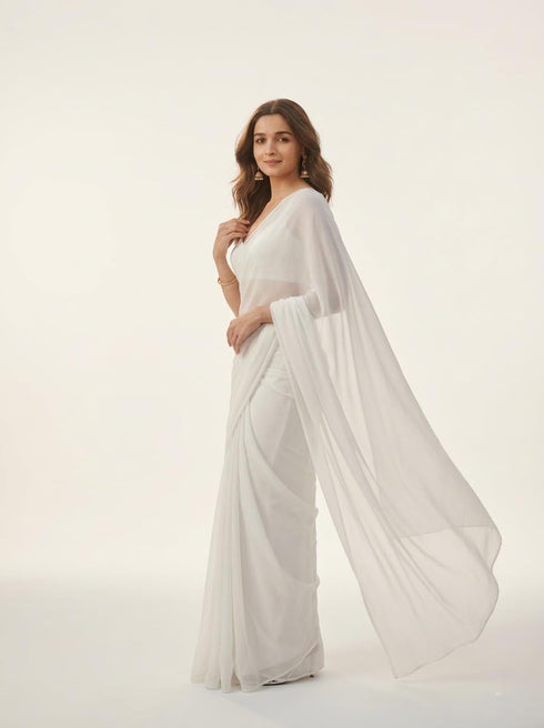 Vasthrlay Georgette Lightweight Ethnic Wear