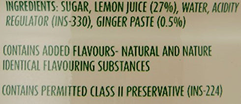 Mapro Lemon Ginger Squash