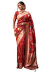 Vasthrlay Banarasi Floral Unstitched Saree