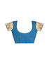 Vasthrlay Paithani Jacquard Blue Saree With Unstitched Blouse Piece