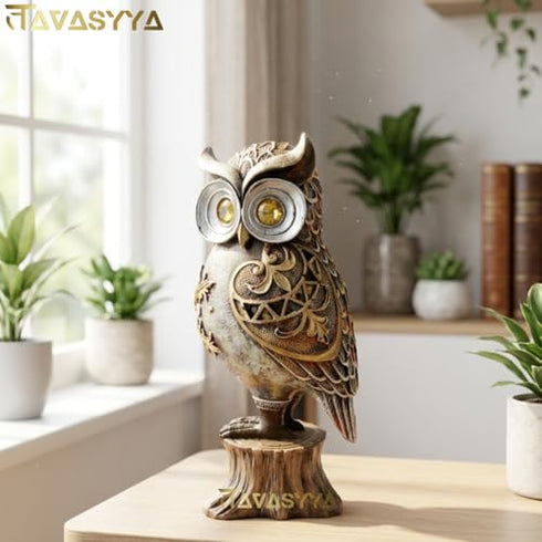 Premium Owl Statue Maa Lakshmi Vahan Owl Figurine for Wealth & Protection