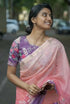 Vasthrlay Banarasi Kanjivaram Wedding Flowerjaal Saree With Blouse Piece