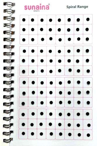 SUNAINA Genuine Spiral Round Plain Regular Bindi