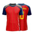 Yourjersey Spain 2026 Home Jersey Yamal Football Jersey Custom Name & Number Print Premium Football Jersey For Kids| Boys And Men