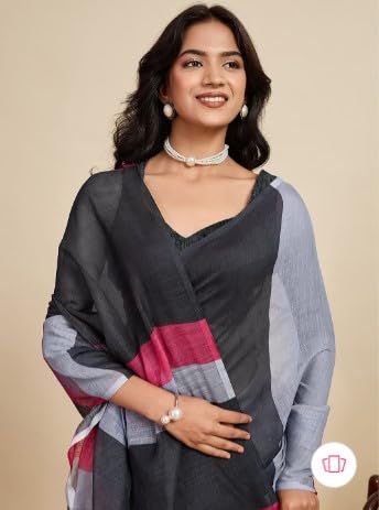 Vasthrlay Matching Unstitched Attached Lightweight