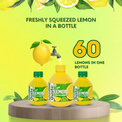 Gusto Foods Yellow Lemon Juice Concentrate