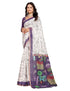 Vasthrlay Women's Cotton Kalamkari Wedding Saree With Blouse Piece