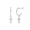 CLARA 925 Sterling Silver Hoop Bali Earrings Gaia