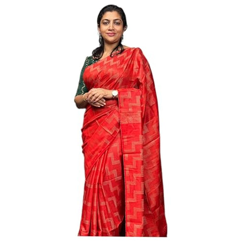 Vasthrlay Bhagalpuri Unstitched Saree