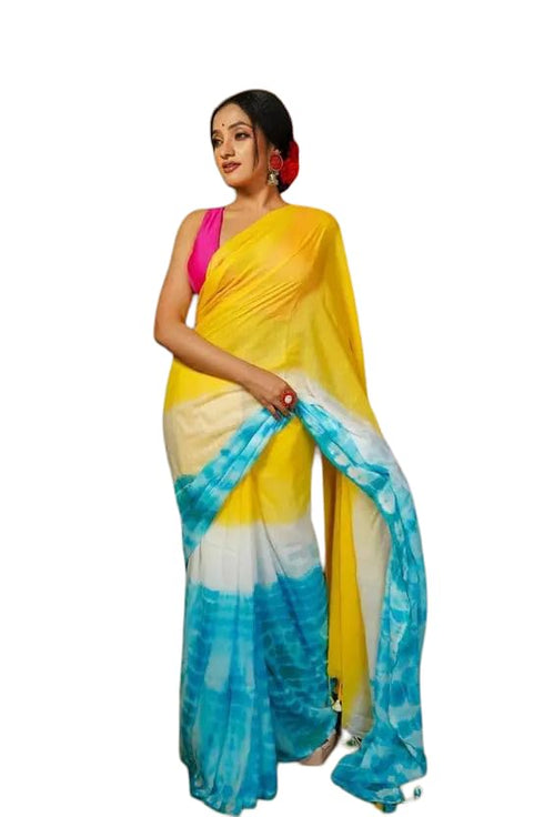 Vasthrlay Tie Dye Printed Lightweight Unstitche