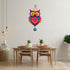 GiftOday Owl Shape Wooden Wall Hanging For Home Decor | Evil Eye Decoration Livingroom