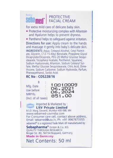Sebamed Baby Protective Facial Cream