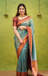 Vasthrlay Cream Kanjivaram Saree