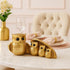 Golden Owl Family (Mother & Child) for Home Decor