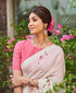 Vasthrlay Women's Banarasi Kanjivaram Wedding Saree With Blouse Piece