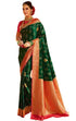 Vasthrlay Green Kanjivaram Saree