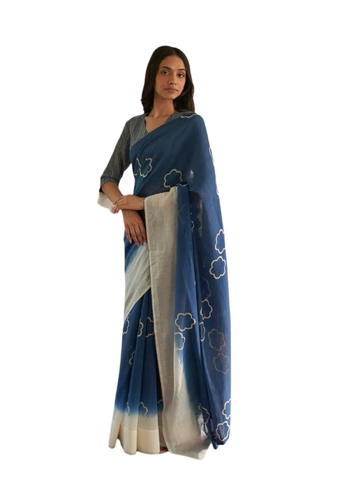 Vasthrlay Lightweight Linen Blend Contrast