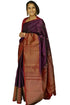 Vasthrlay Maroon Kanjivaram Saree