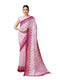 Vasthrlay Red Unstitched Saree