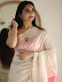 Vasthrlay Banarasi Unstitched Saree