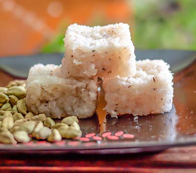 NatureVit Desiccated Coconut Powder 100% Pure Nariyal Burada for Cooking & Baking