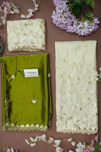 Vasthrlay Shimmer Lehenga Choli Half Saree With Embroidered Blouse - Pl203