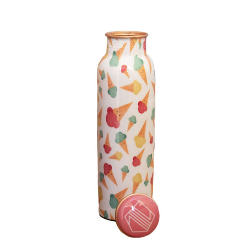 Pure Copper Bottle 1000ML Ice Cream