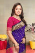 Vasthrlay Kanjivaram Chand Paithani Rama Pink Saree With Blouse Piece