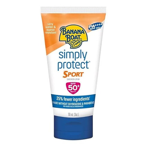 Banana Boat Sport 100% Mineral| Reef Friendly| Broad Spectrum Sunscreen Lotion| SPF 50