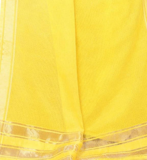 Vasthrlay Gold Unstitched Saree
