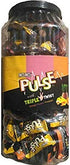 Pass Pass Pulse Kachcha Aam | Litchi |Orange Guava | Pineapple Triple Twist Candy